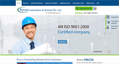 Desktop Screenshot of precontraining.com