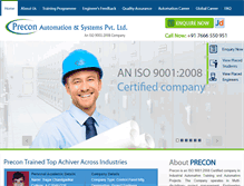 Tablet Screenshot of precontraining.com